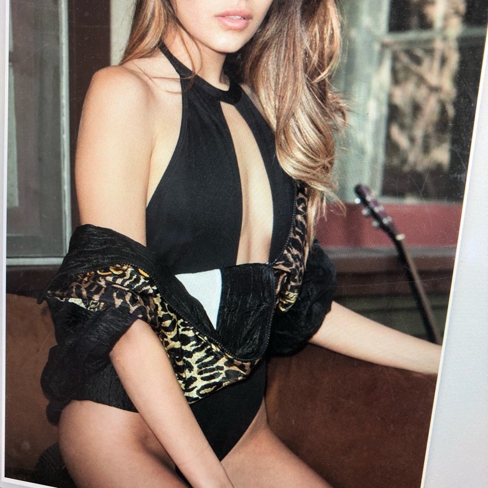 Black one piece